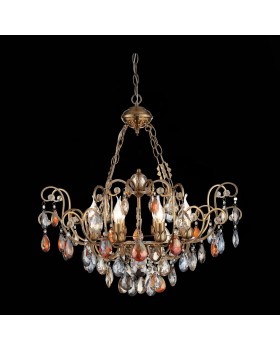 SL421.303.08 Люстра подвесная ST-Luce Бронза/Мульти E14 8*40W VIANETA-foto7