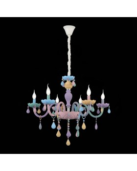 SL1700.783.06 Люстра подвесная ST-Luce Разноцветный E14 6*40W FIATA-foto11