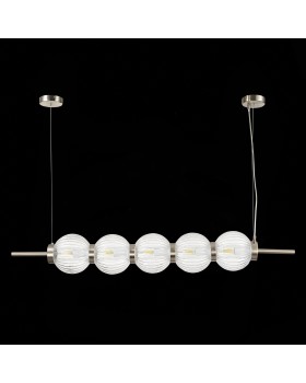 SL1155.103.05 Светильник подвесной ST-Luce Никель/Прозрачный E14 5*40W MARENA-foto5