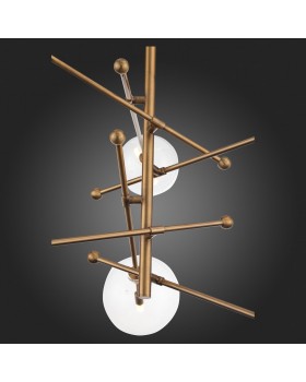 SL1205.303.06 Светильник подвесной ST-Luce Латунь/Прозрачный G9 6*5W SANDRO-foto12