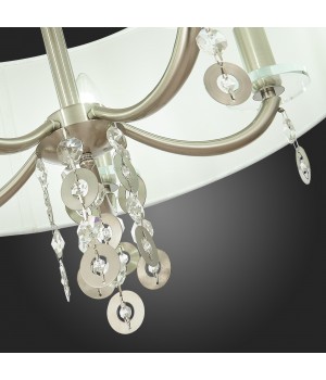 SL1757.113.05 Люстра подвесная ST-Luce Никель/Белый E14 5*40W KATENA-foto9