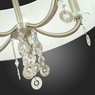 SL1757.113.05 Люстра подвесная ST-Luce Никель/Белый E14 5*40W KATENA-foto9