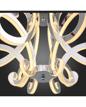 SL835.103.06 Люстра подвесная ST-Luce Хром/Белый, Хром LED 6*26W 3000K ARICIA-foto3