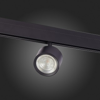 ST353.436.06 Магнитный трековый светильник Черный LED 1*6W 3000K 560Lm Ra>80 36° IP20 L120xW81xH138 48V VEDO-foto8
