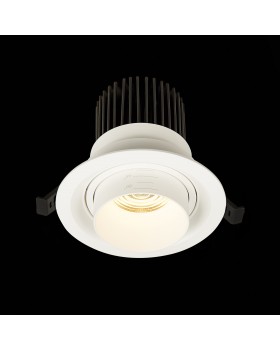 ST701.538.12 Св-к встр. Zoom Белый LED 1*12W 3000K 960Lm Ra90 15°-60° IP20 D115xH95 170-240V ST701-foto5