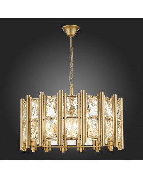 SL1623.203.08 Люстра подвесная ST-Luce шампань/шампань, прозрачный E14 8*40W CORSIA-foto5