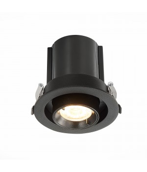 ST702.338.12 Св-к встр. Черный LED 1*12W 3000K 900Lm Ra80 24° IP20 D90xH92 180-240V ST702-foto2