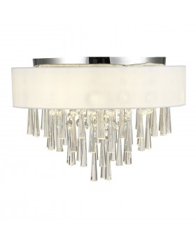 SL1351.502.06 Светильник потолочный ST-Luce Хром/Белый, Прозрачный G9 6*5W MIRIA-foto13