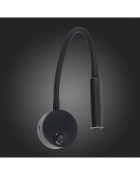 ST653.431.01 Светильник настенный ST-Luce Черный/Черный LED 1*3W 3000K BERSONE-foto6