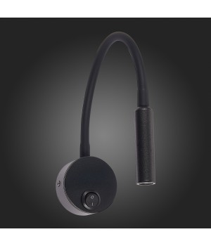 ST653.431.01 Светильник настенный ST-Luce Черный/Черный LED 1*3W 3000K BERSONE-foto6