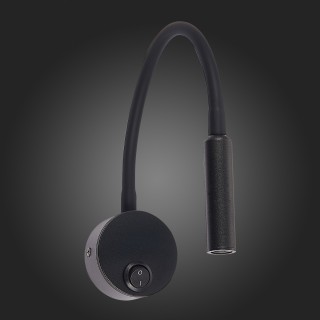 ST653.431.01 Светильник настенный ST-Luce Черный/Черный LED 1*3W 3000K BERSONE-foto6