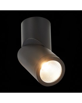 ST650.442.10 Светильник потолочный Черный LED 1*10W 4000K 800Lm Ra>90 38° IP44 D60xH175 165-265V ST650-foto5
