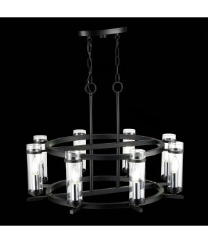 SL334.403.08 Люстра подвесная ST-Luce Черный, Никель/Прозрачный E14 8*60W BICHERO-foto7