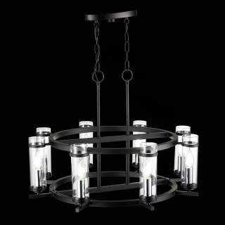 SL334.403.08 Люстра подвесная ST-Luce Черный, Никель/Прозрачный E14 8*60W BICHERO-foto7