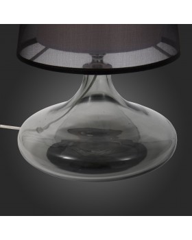 SL974.404.01 Прикроватная лампа ST-Luce Хром, Дымчатый/Черный, Белый E27 1*60W AMPOLLA-foto9