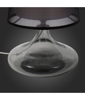 SL974.404.01 Прикроватная лампа ST-Luce Хром, Дымчатый/Черный, Белый E27 1*60W AMPOLLA-foto9