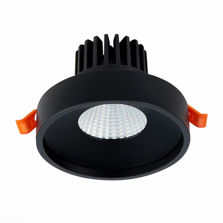 ST751.448.10 Св-к встр. Черный LED 1*10W 4000K 750Lm Ra>90 38° IP20 D100xH75 170-240V ST751