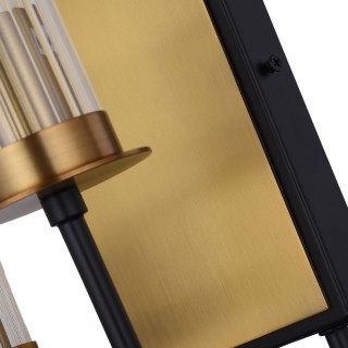 SL336.301.02 Бра ST-Luce Коричневый, Бронза/Прозрачный E14 2*60W DELAVERA-foto2