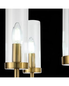 SL1159.303.07 Люстра подвесная ST-Luce Латунь/Латунь, Прозрачный E14 7*60W ACAZIO-foto6