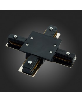 ST013.449.00 Коннектор X-образный для однофазного встраиваемого шинопровода ST-Luce Черный ST013-foto3