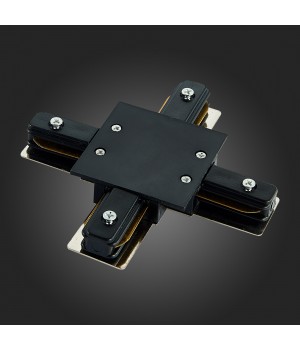 ST013.449.00 Коннектор X-образный для однофазного встраиваемого шинопровода ST-Luce Черный ST013-foto3