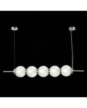 SL1155.103.05 Светильник подвесной ST-Luce Никель/Прозрачный E14 5*40W MARENA-foto4