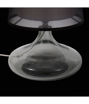 SL974.404.01 Прикроватная лампа ST-Luce Хром, Дымчатый/Черный, Белый E27 1*60W AMPOLLA-foto6