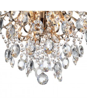 SL846.202.06 Люстра подвесная ST-Luce Золотистый/Прозрачный E14 6*40W ORECCHINI-foto14