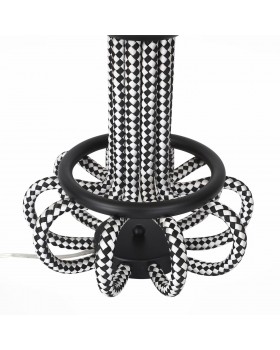 SL811.704.01 Прикроватная лампа ST-Luce Белый, Черный/Коричневый E27 1*60W ADAGIO-foto3