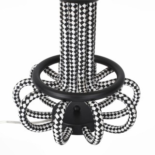 SL811.704.01 Прикроватная лампа ST-Luce Белый, Черный/Коричневый E27 1*60W ADAGIO-foto3