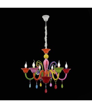 SL672.963.06 Люстра подвесная ST-Luce Разноцветный/Разноцветный E14 6*40W DELIZIA-foto9