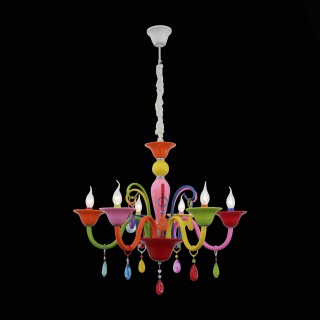 SL672.963.06 Люстра подвесная ST-Luce Разноцветный/Разноцветный E14 6*40W DELIZIA-foto9