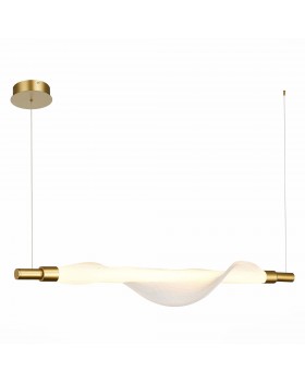 SL6109.203.01 Светильник подвесной ST-Luce Золотистый/Белый LED 1*25W 3000K ALBA-foto3