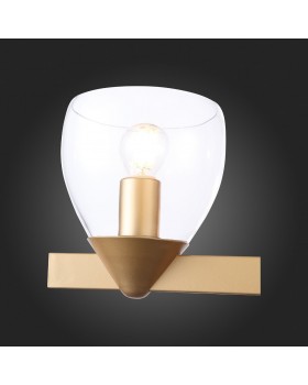 SL1119.203.05 Светильник подвесной ST-Luce Золотистый/Прозрачный E14 5*40W TENERESA-foto15