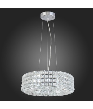 SL748.103.04 Люстра подвесная ST-Luce Хром/Прозрачный E14 4*60W DISCO-foto7