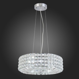 SL748.103.04 Люстра подвесная ST-Luce Хром/Прозрачный E14 4*60W DISCO-foto7