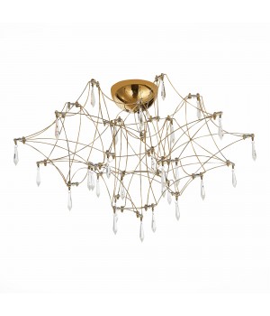 SL797.202.78 Люстра потолочная ST-Luce Золотистый, Шампань LED 78*0,45W 3000K GRAVETTA-foto2