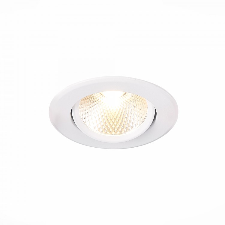 ST211.538.08.24 Св-к встр. Белый LED 1*8W 3000K 640Lm Ra80 24° IP20 D86xH50 220-240V MIRO