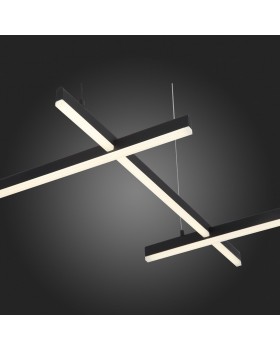 SL394.403.06 Люстра подвесная ST-Luce Черный/Белый LED 6*14W 4000K BASONI-foto3