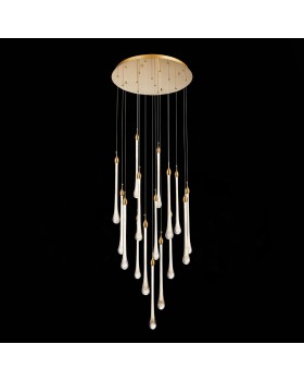 SL6103.203.16 Светильник подвесной ST-Luce Золотистый/Прозрачный LED 16*3W 4000K Faenza-foto4