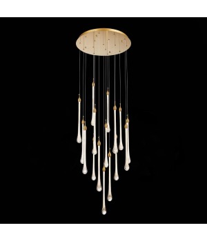 SL6103.203.16 Светильник подвесной ST-Luce Золотистый/Прозрачный LED 16*3W 4000K Faenza-foto4