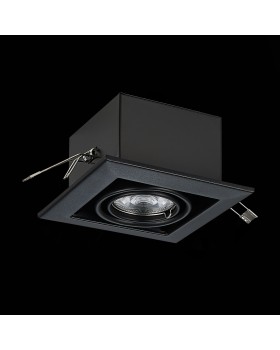 ST250.448.01 Св-к встр. Черный GU10 1*50W L126xW126xH70 220V Без ламп HEMI-foto5