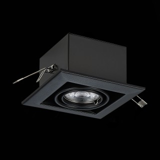 ST250.448.01 Св-к встр. Черный GU10 1*50W  L126xW126xH70 220V Без ламп HEMI-foto5