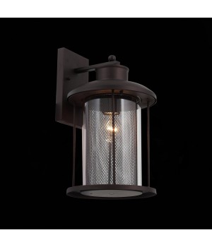 SL080.401.01 Светильник уличный настенный ST-Luce Темный кофе/Прозрачный, Темный кофе E27 1*60W LASTERO-foto4