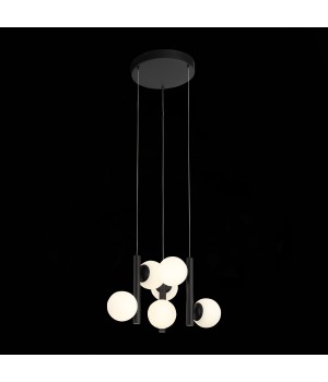 SL395.403.06 Люстра подвесная ST-Luce Черный/Белый LED 6*8W 4000K DONOLO-foto7
