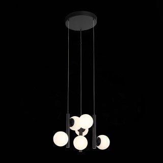 SL395.403.06 Люстра подвесная ST-Luce Черный/Белый LED 6*8W 4000K DONOLO-foto7