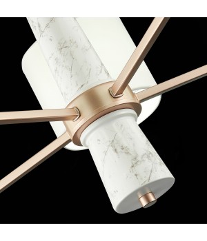 SL1163.203.05 Светильник подвесной ST-Luce Матовое золото/Белый E14 5*40W VELLINO-foto7