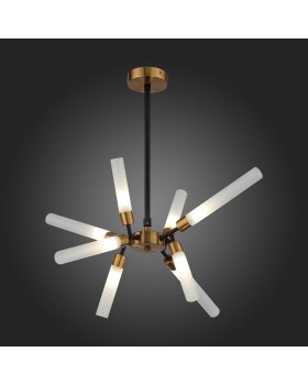 SL1620.242.08 Люстра потолочная ST-Luce Матовое золото, Черный/Белый G9 8*5W SPLIO-foto7