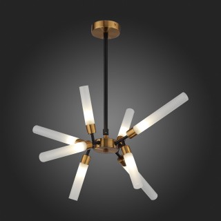 SL1620.242.08 Люстра потолочная ST-Luce Матовое золото, Черный/Белый G9 8*5W SPLIO-foto7