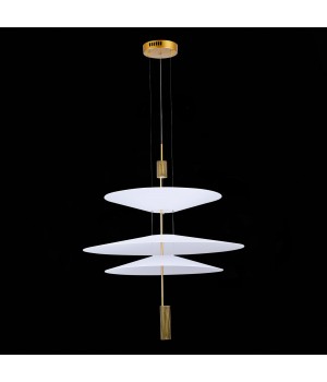 SL6101.223.01 Люстра подвесная ST-Luce Золотистый/Белый LED 1*15W 3000K Isola-foto5
